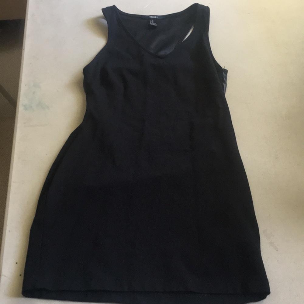 Medium Forever 21 Black Dress with Back Cutout